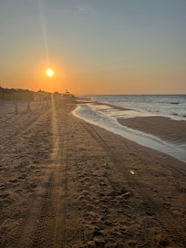 Beach at sunset