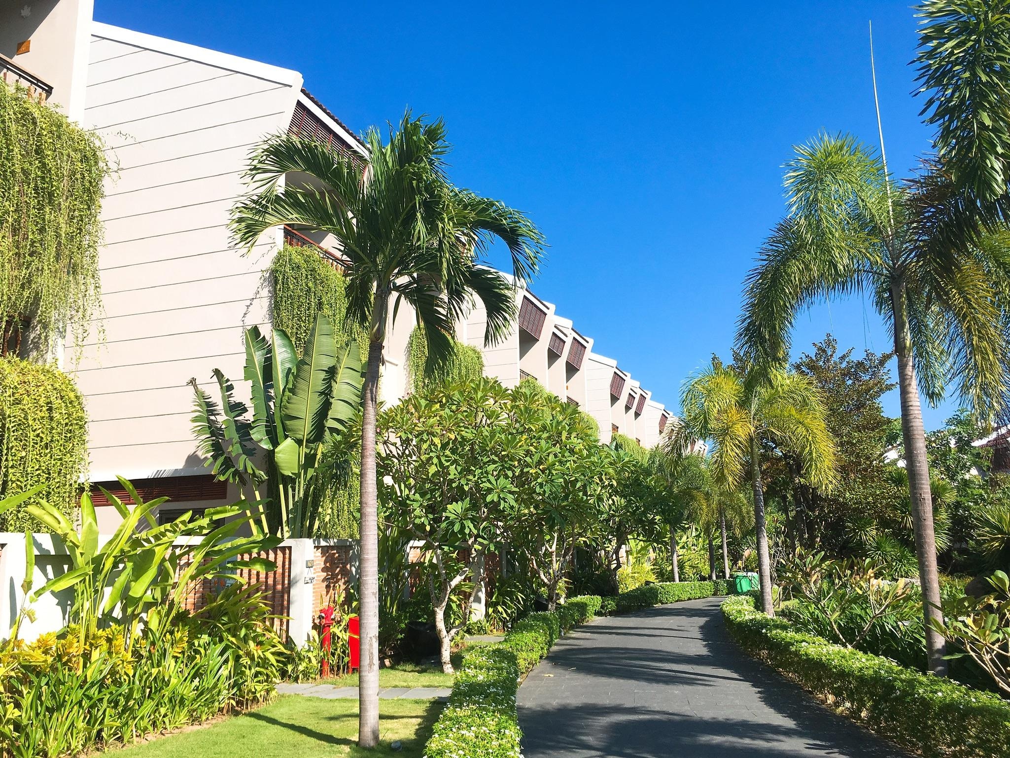 飯店小巧精緻，處處都是美景