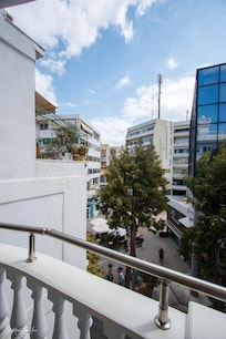 View from our balcony