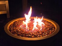 Firepit right out the door