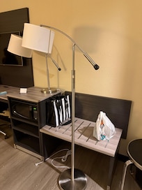 Random light in the room not plugged in or in a space