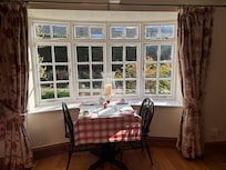 Our daily breakfast table