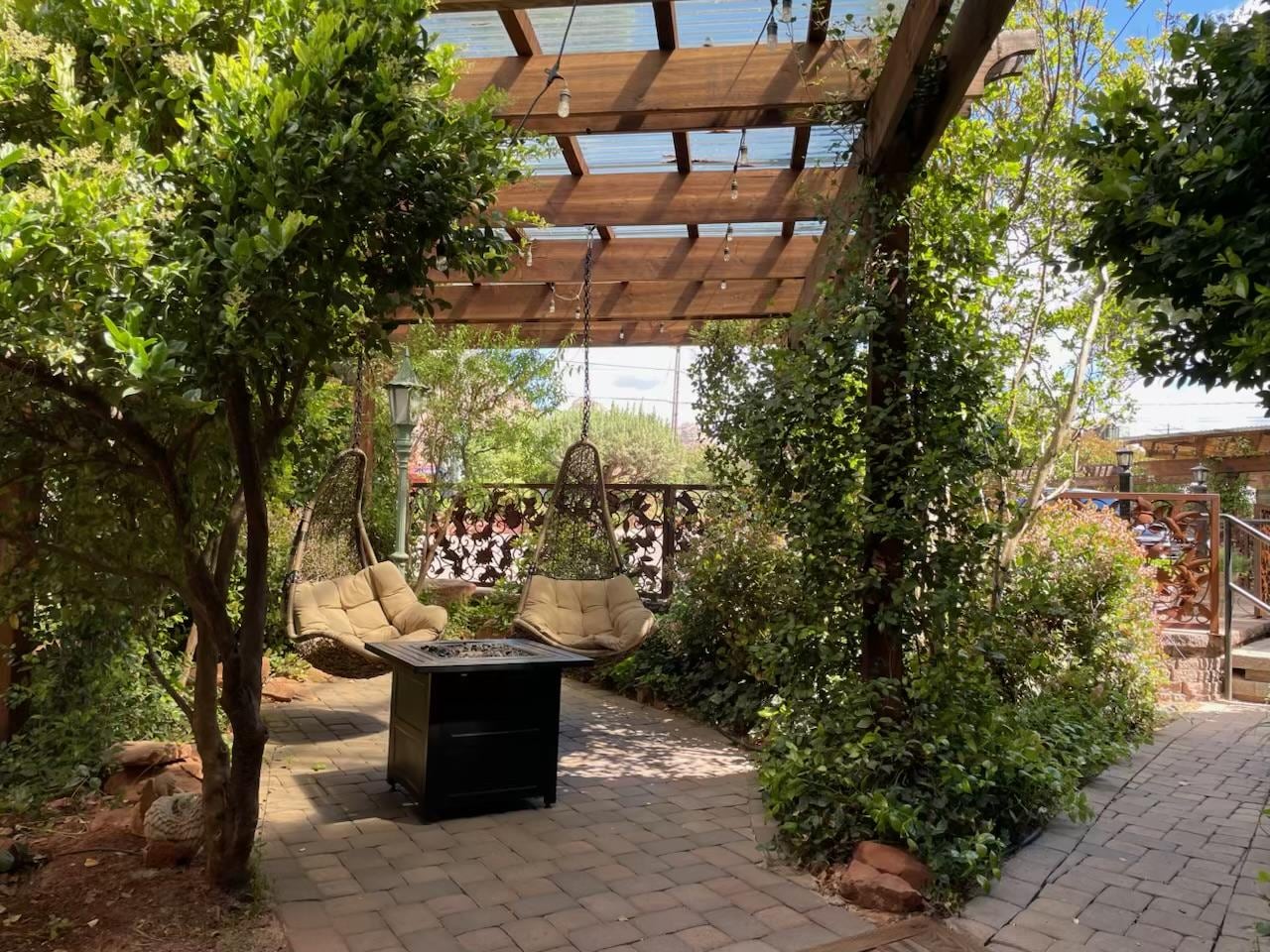 view from room looking out to sitting area