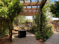 view from room looking out to sitting area