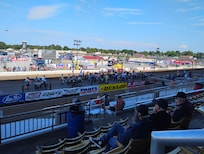 Flat track motorcycle races