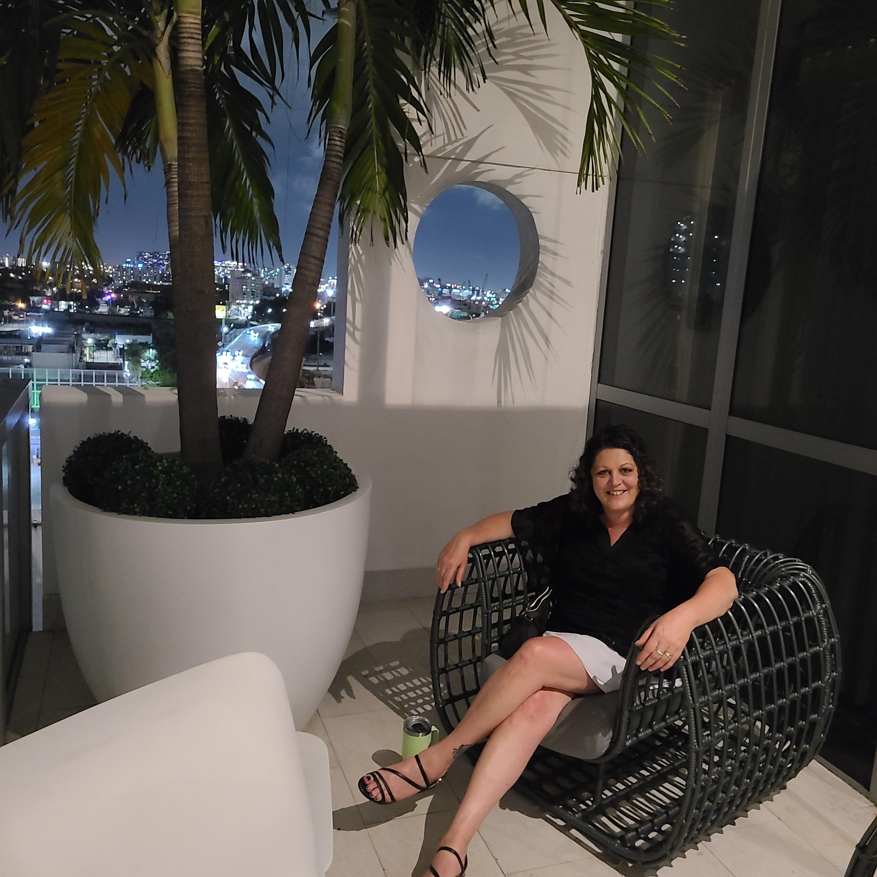 I loved the poolside balcony.  Very relaxing 