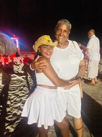 The white party at the beach! So much fun!