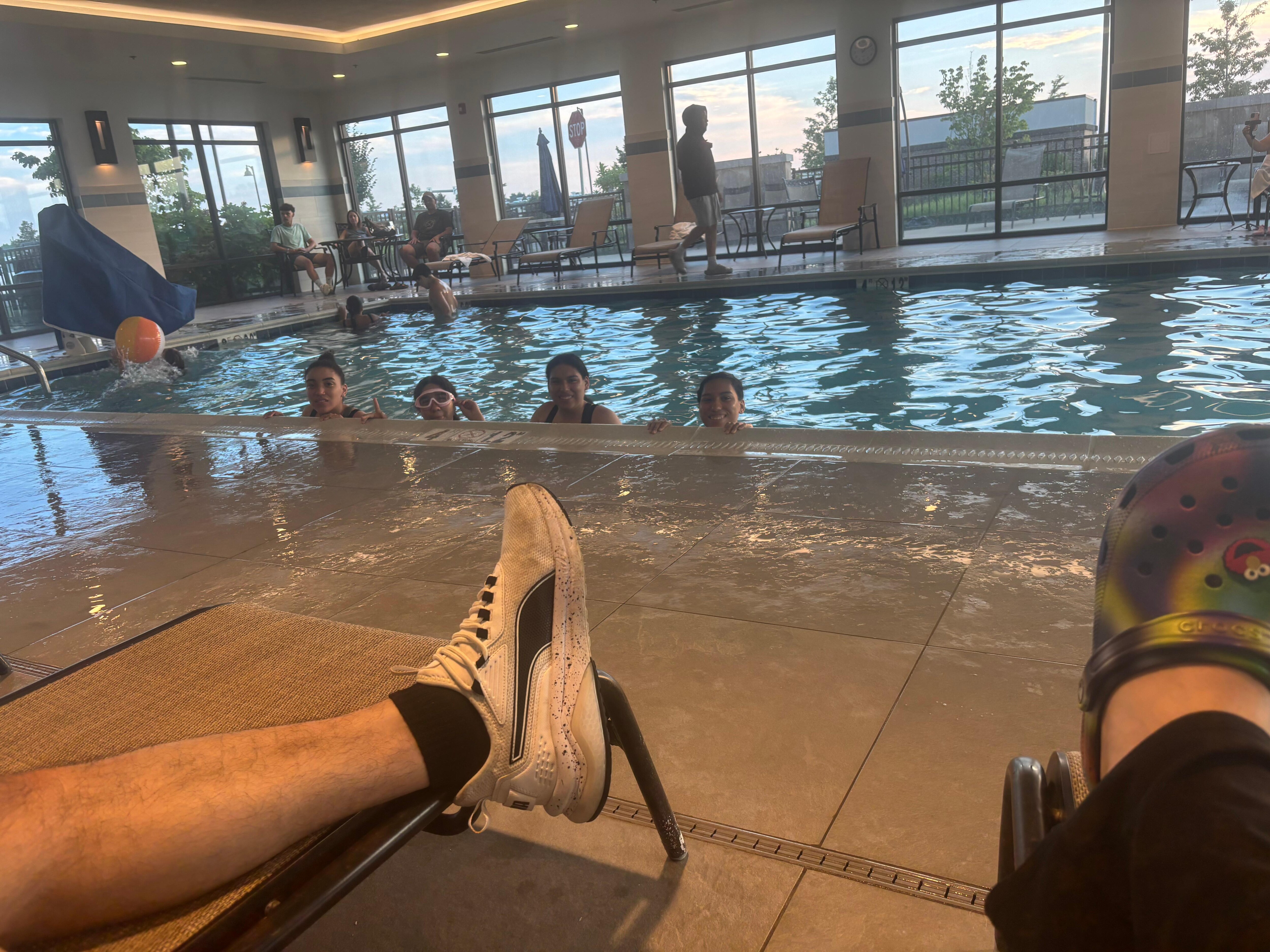 Nos encantó la piscina y gimnasio