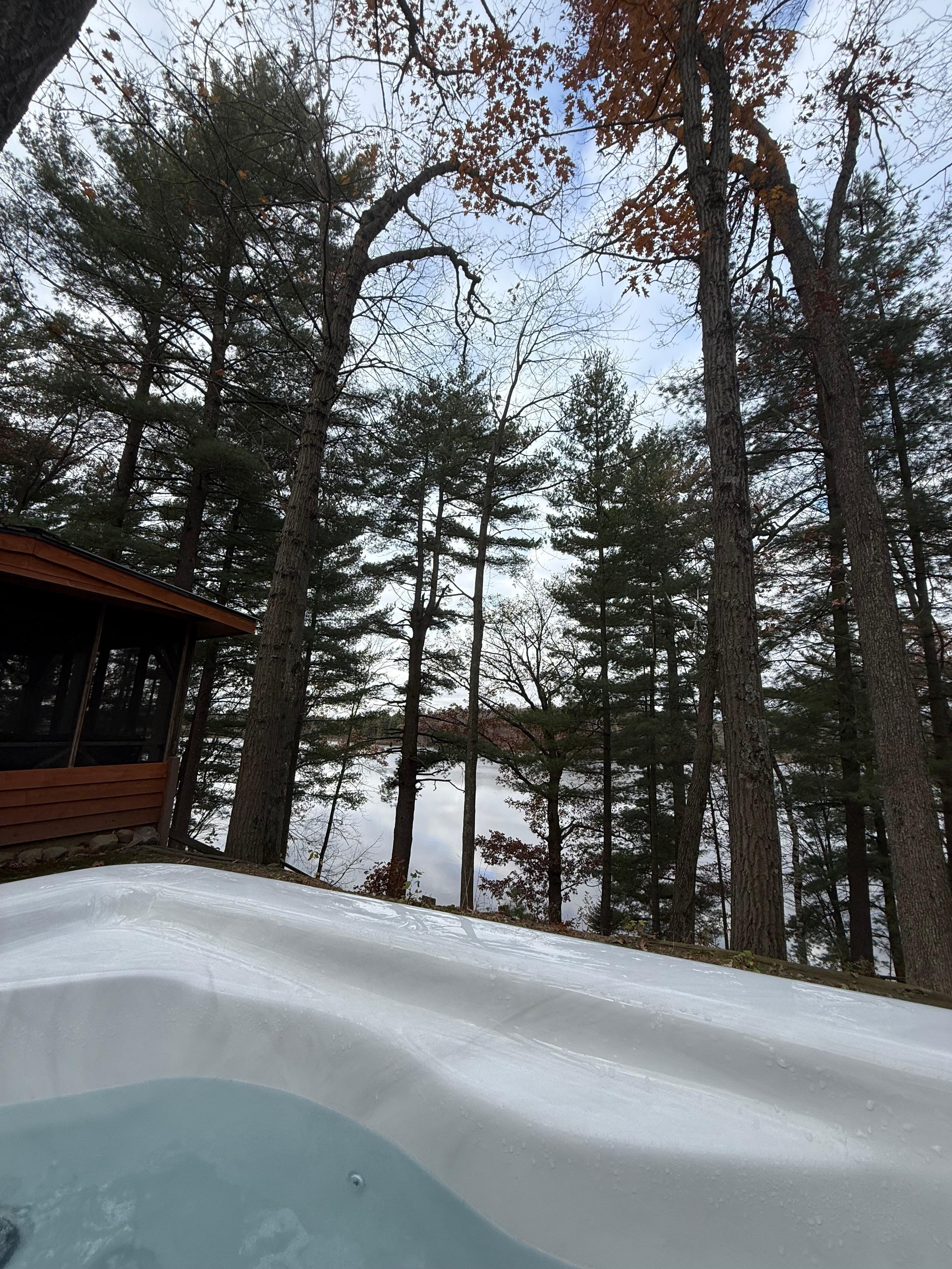 View from the hot tub!! 