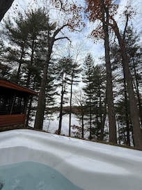View from the hot tub!!