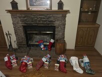 Stockings & shoes for St. Nick Living room #1