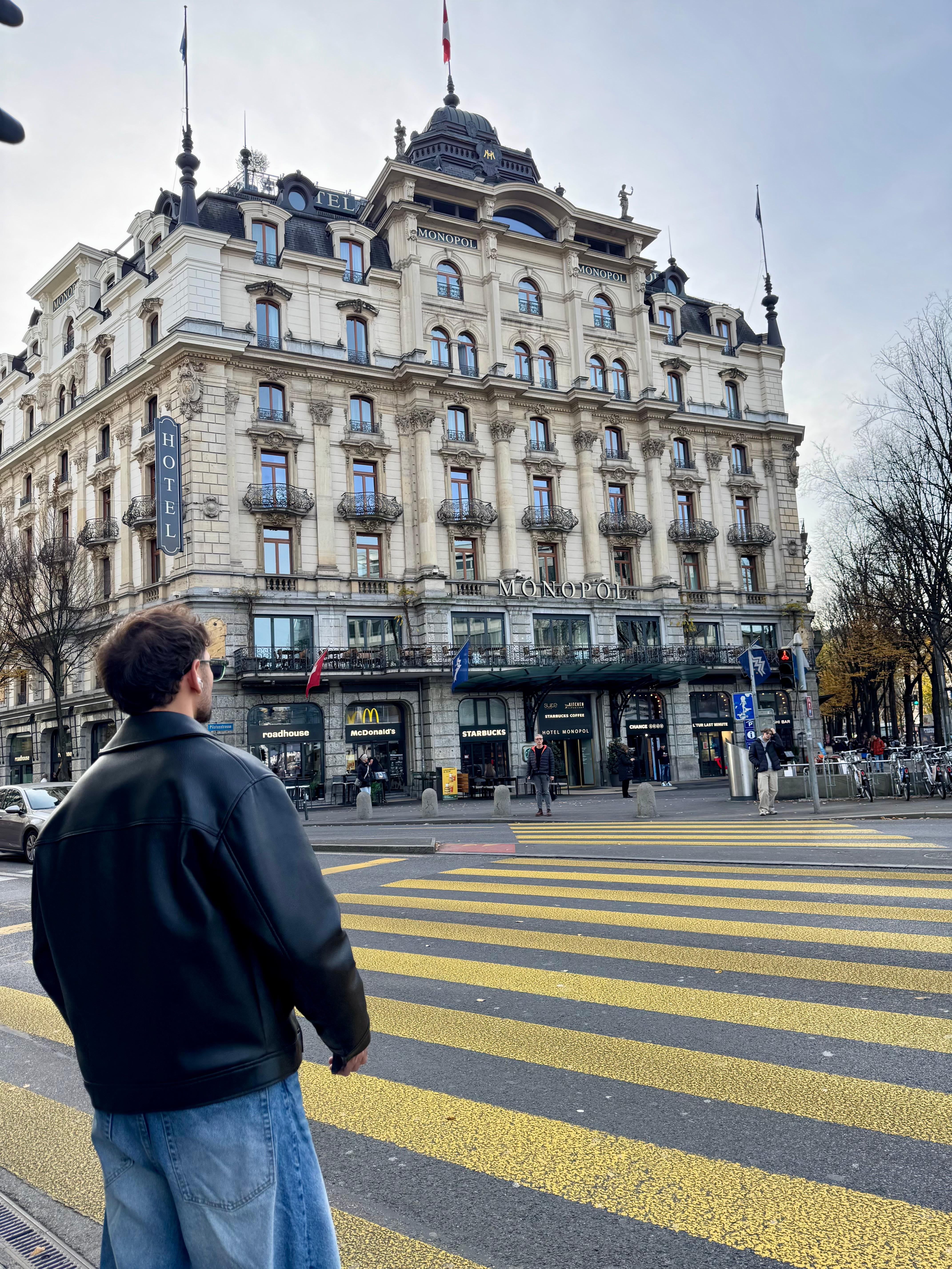 Walked out of the train station (Luzern BH) and there is was!