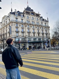 Walked out of the train station (Luzern BH) and there is was!
