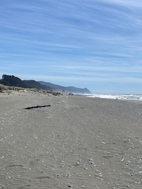 Walked to beach right from room