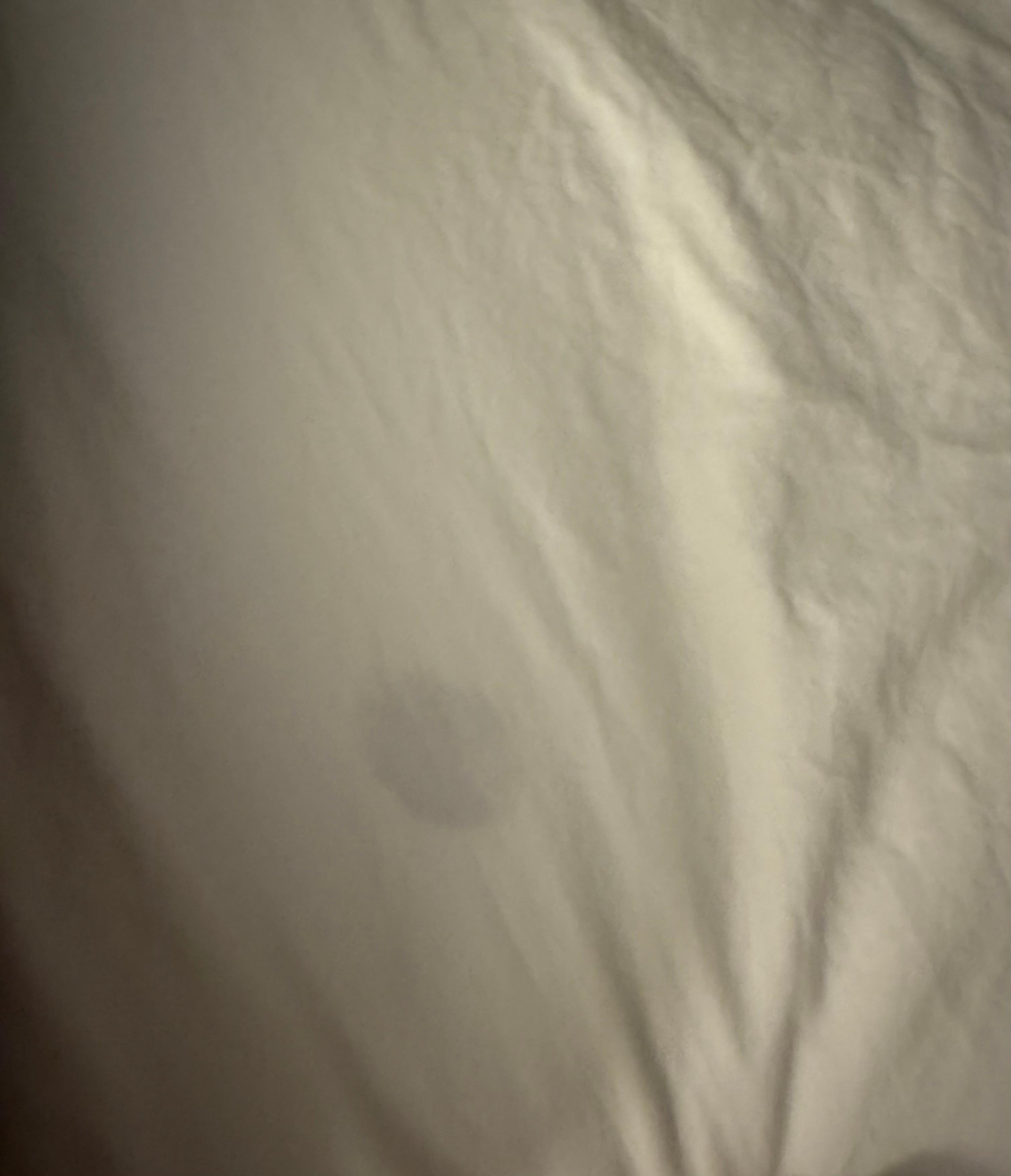 Mysterious stains on bed 