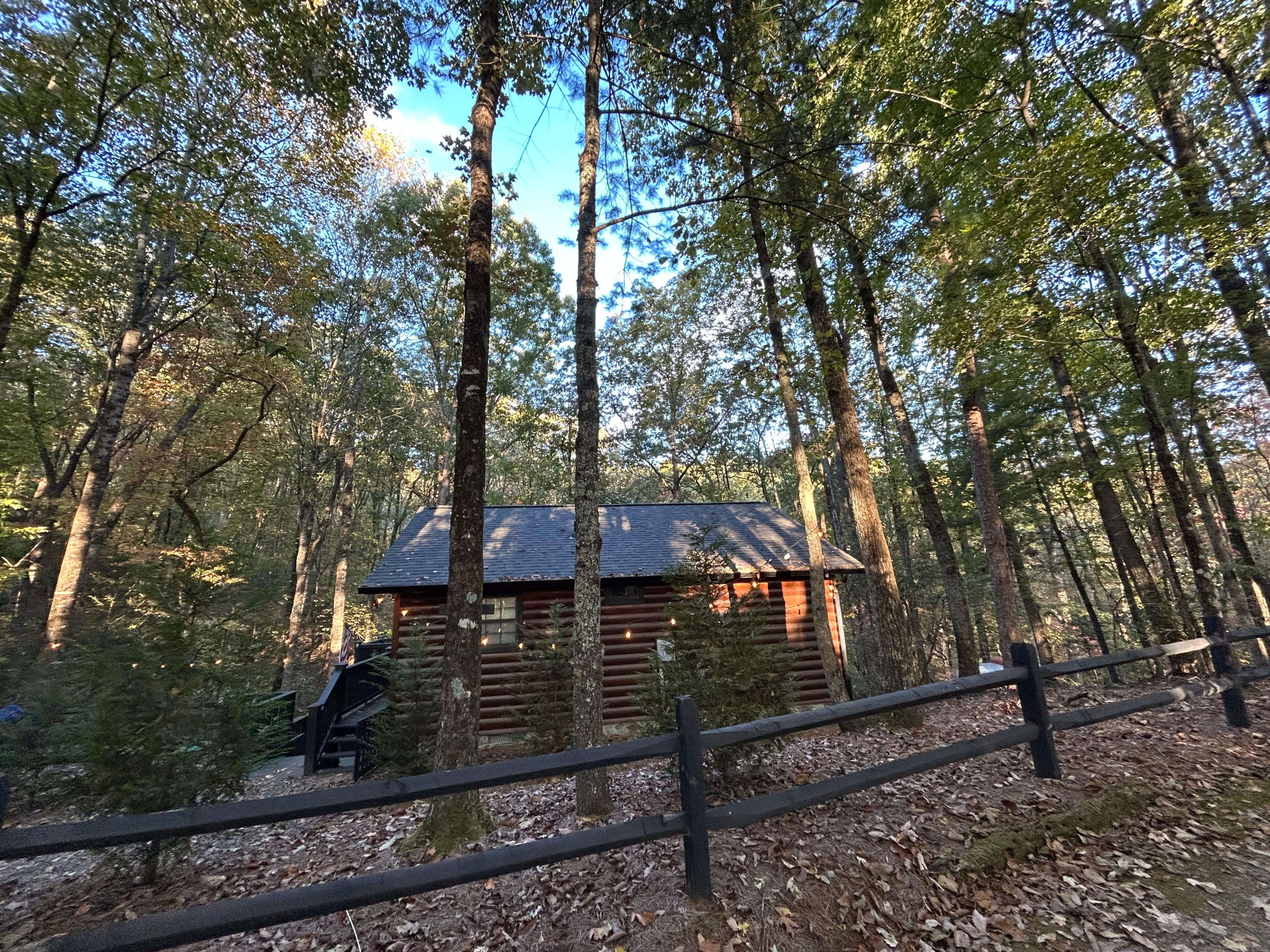 Tucked away but close enough.