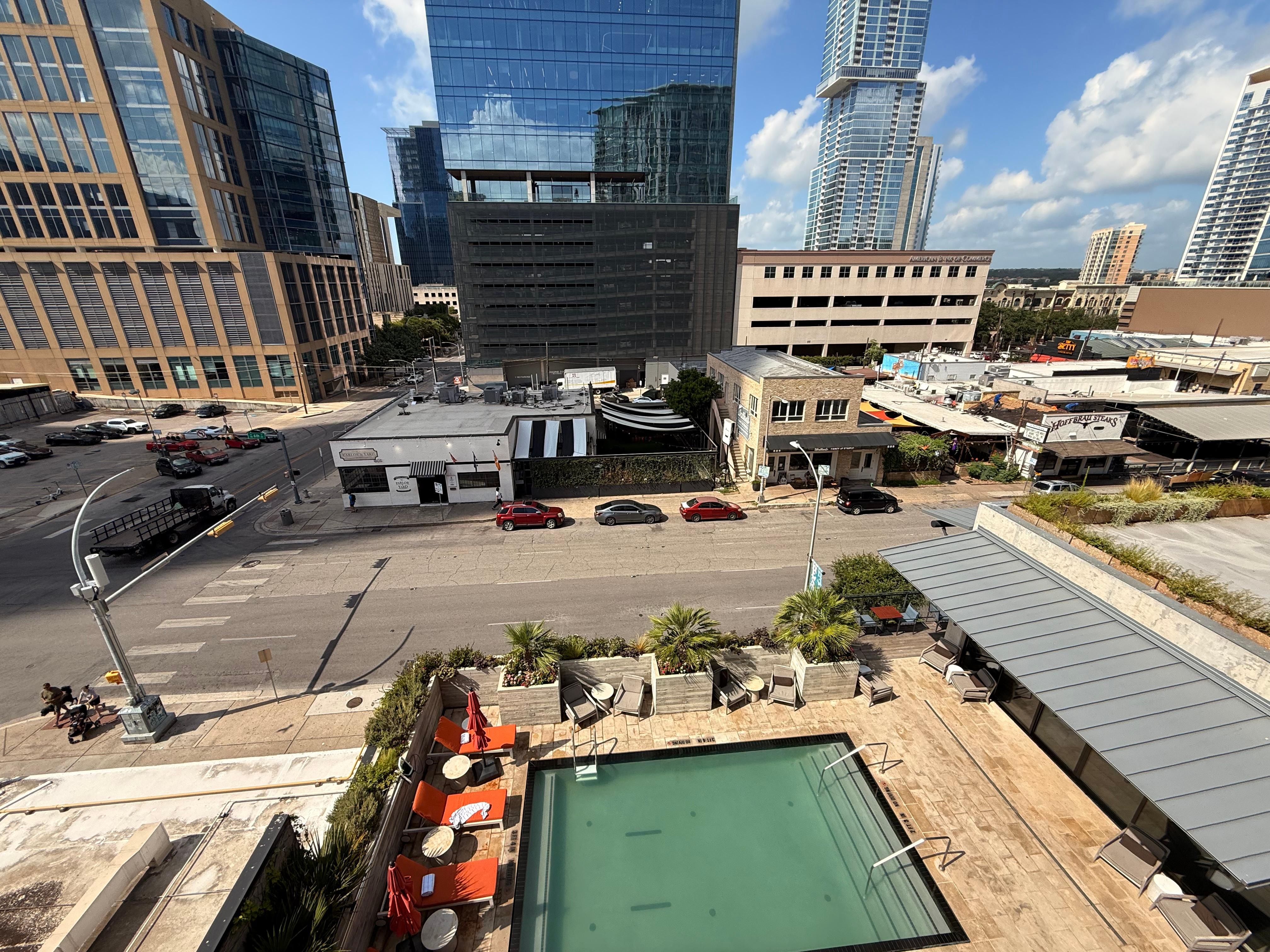 5th floor balcony view facing 6th.