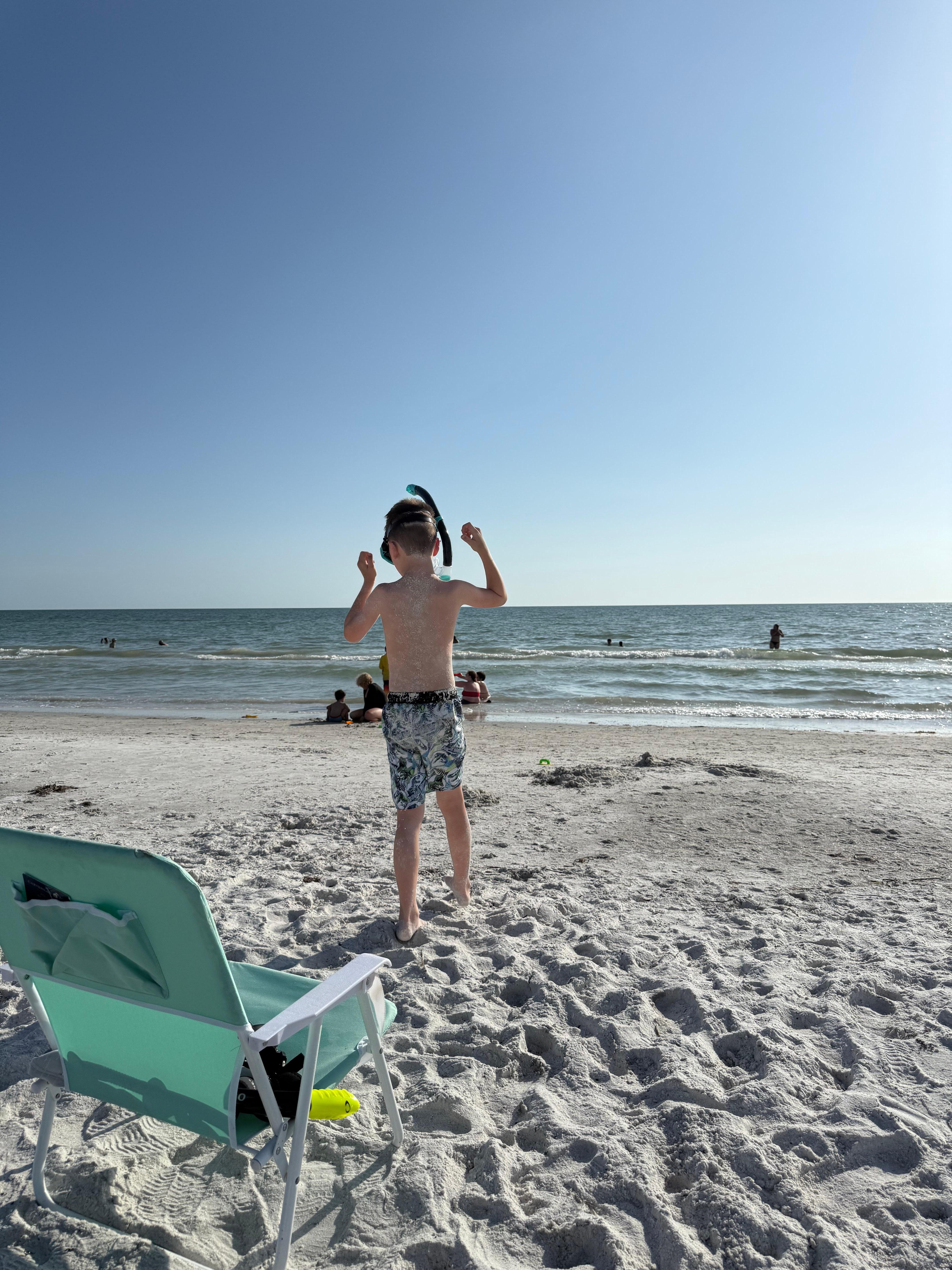 The beach chairs were a great perk and added to our fun.