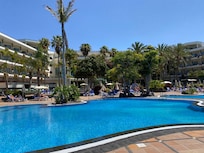 View over the pool