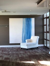 Decoração do acesso ao corredor dos quartos