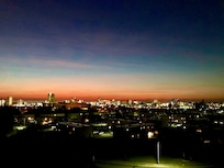 From the balcony after sunset.