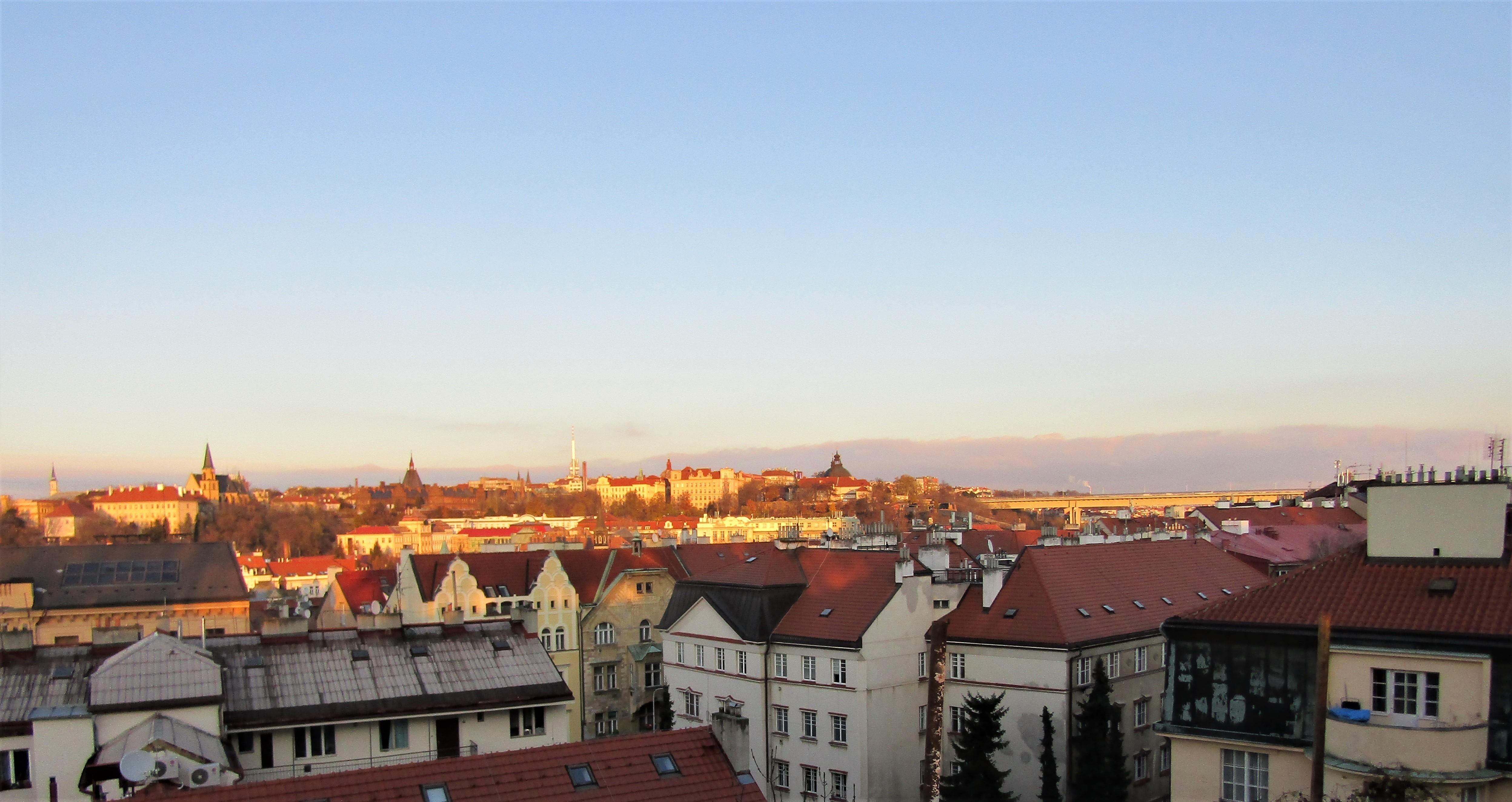 View from the nearby Vyšehrad Castle