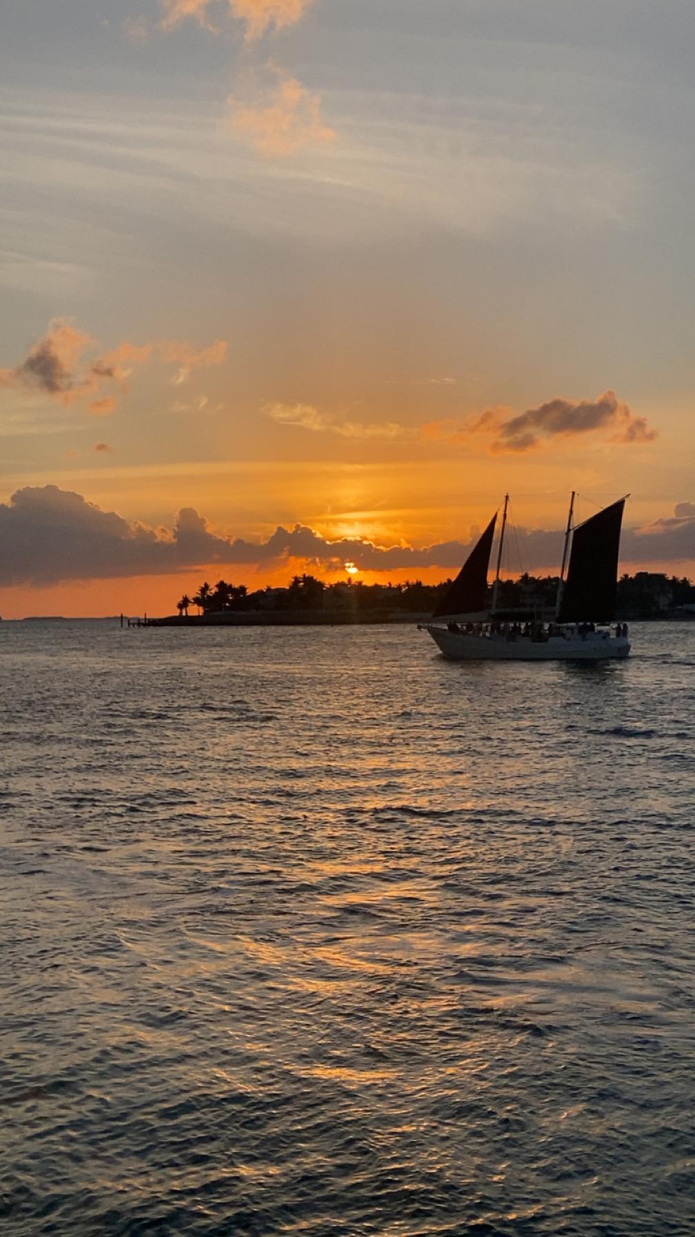 Great sunset pier