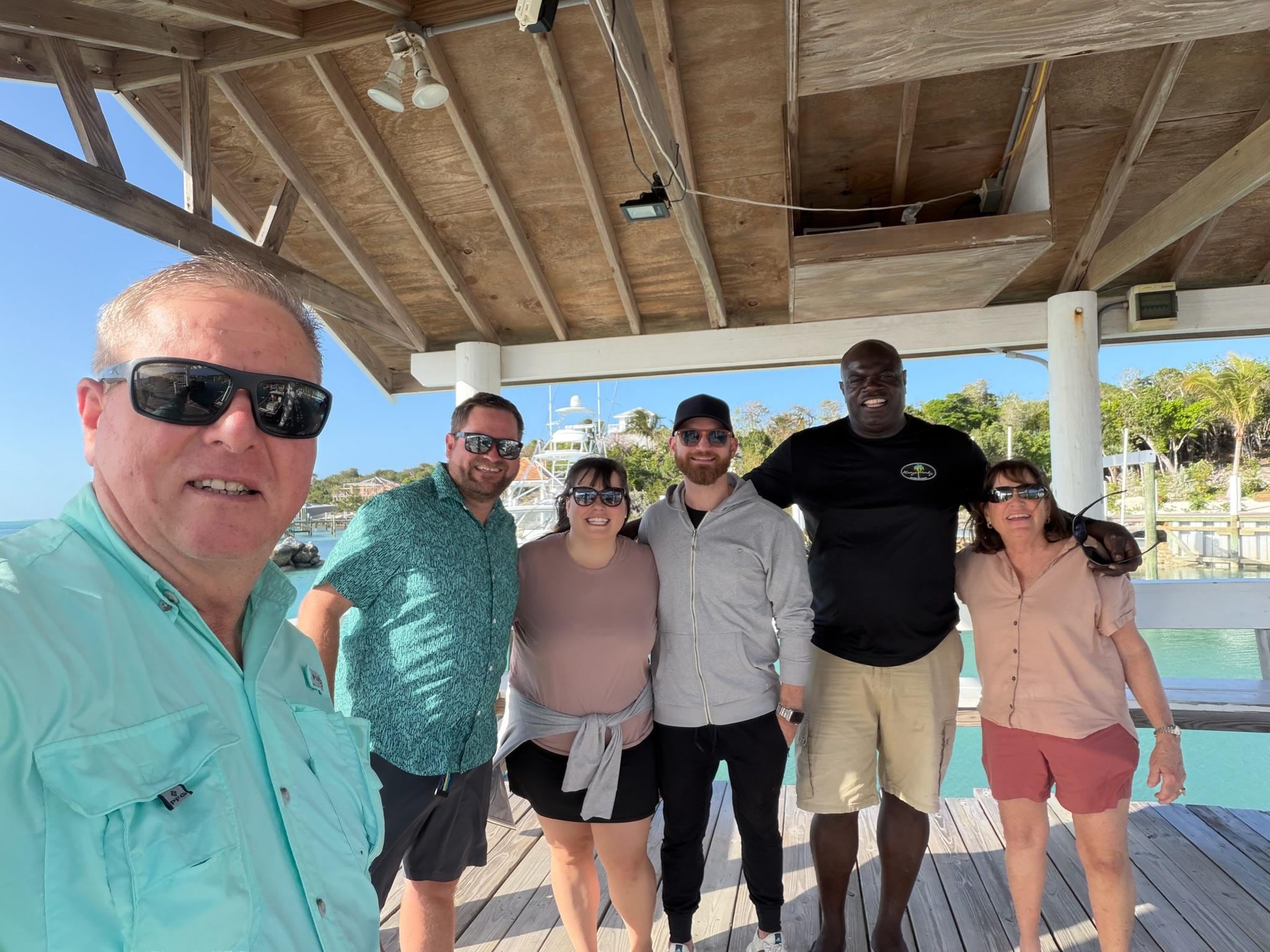 Junior getting us checked in!