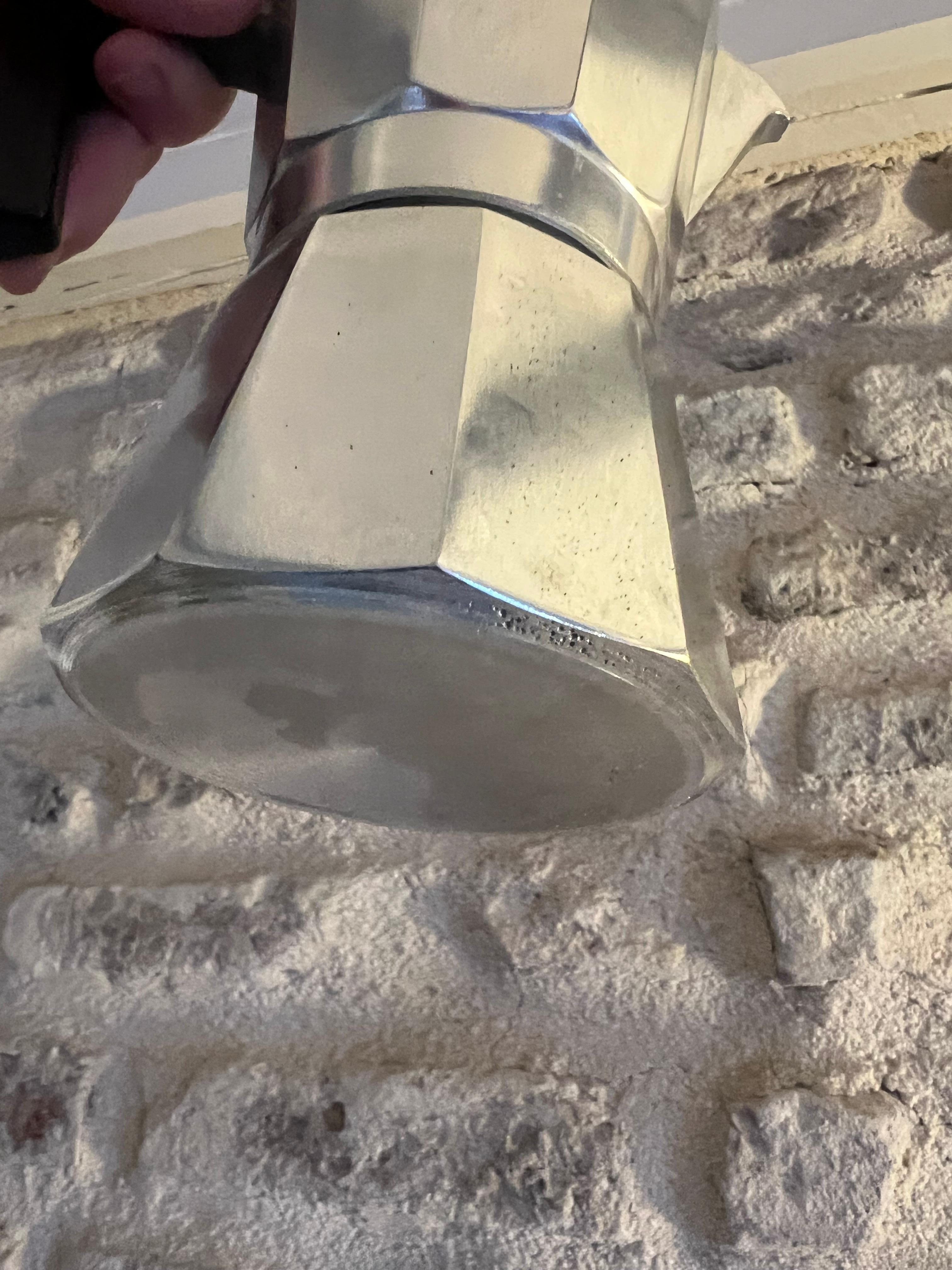 Coffee maker is brand new, never used presumably because wrong type