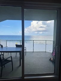 Beautiful and spacious balcony.