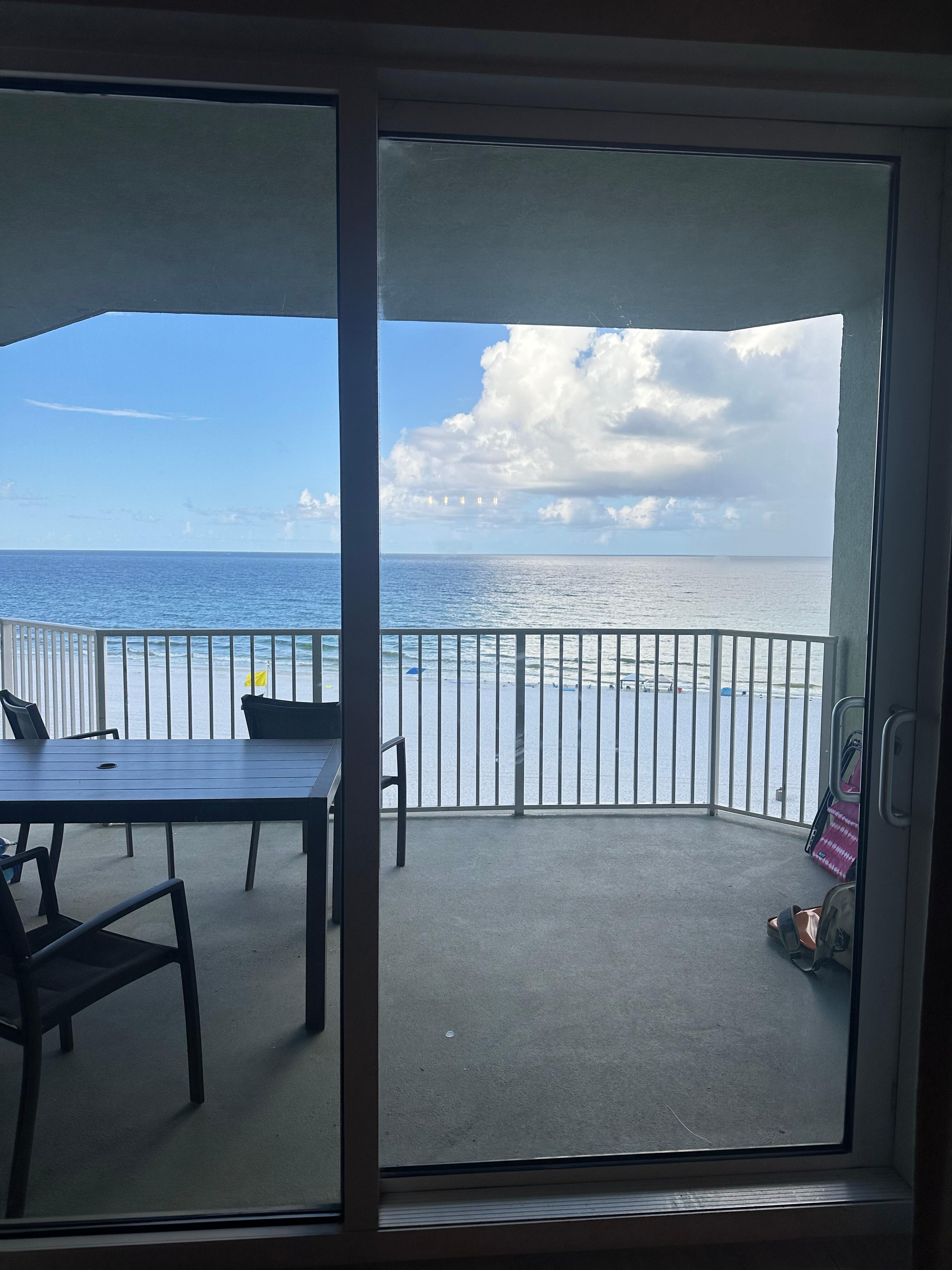 Beautiful and spacious balcony.
