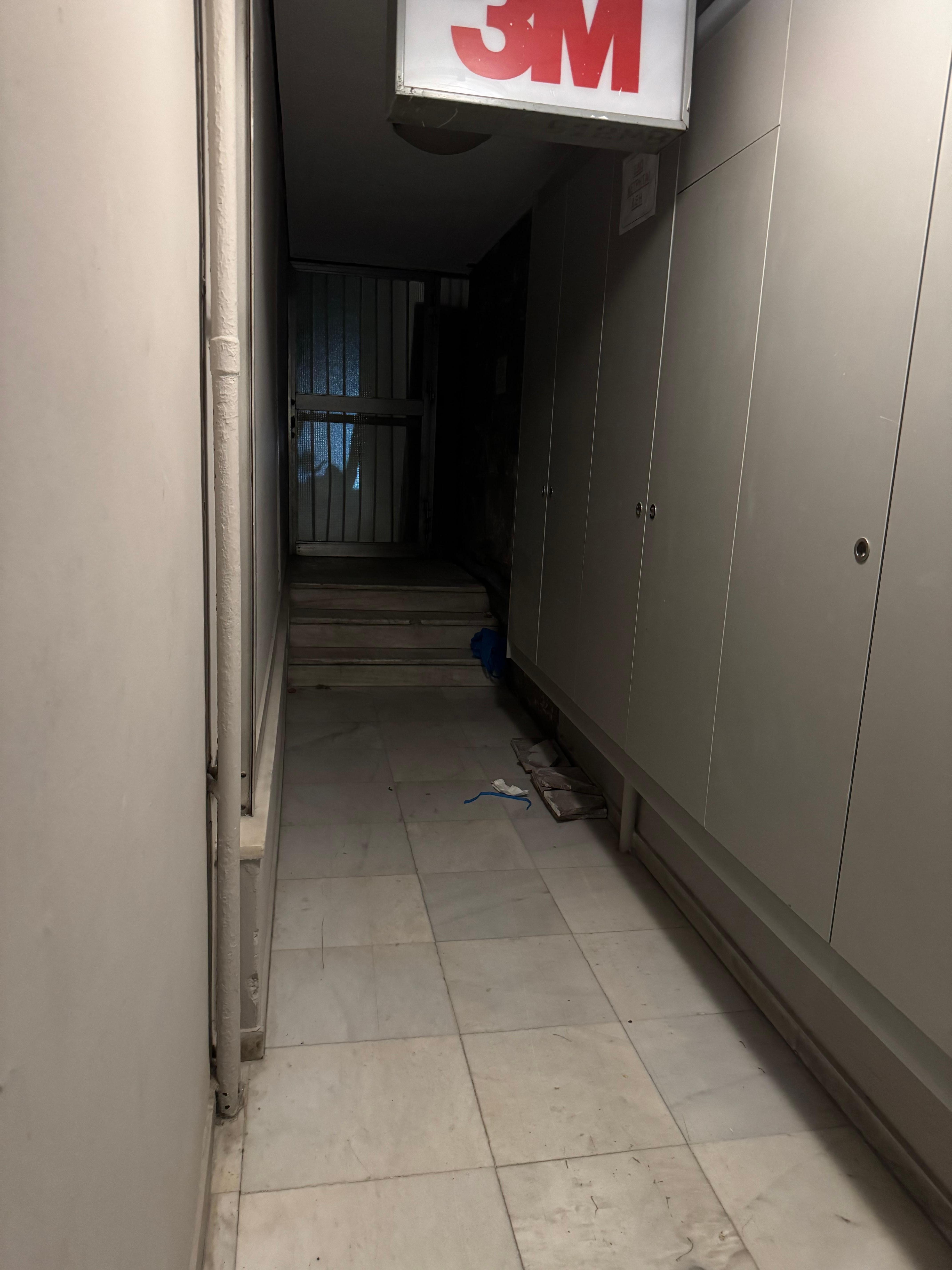 The lobby to the building.