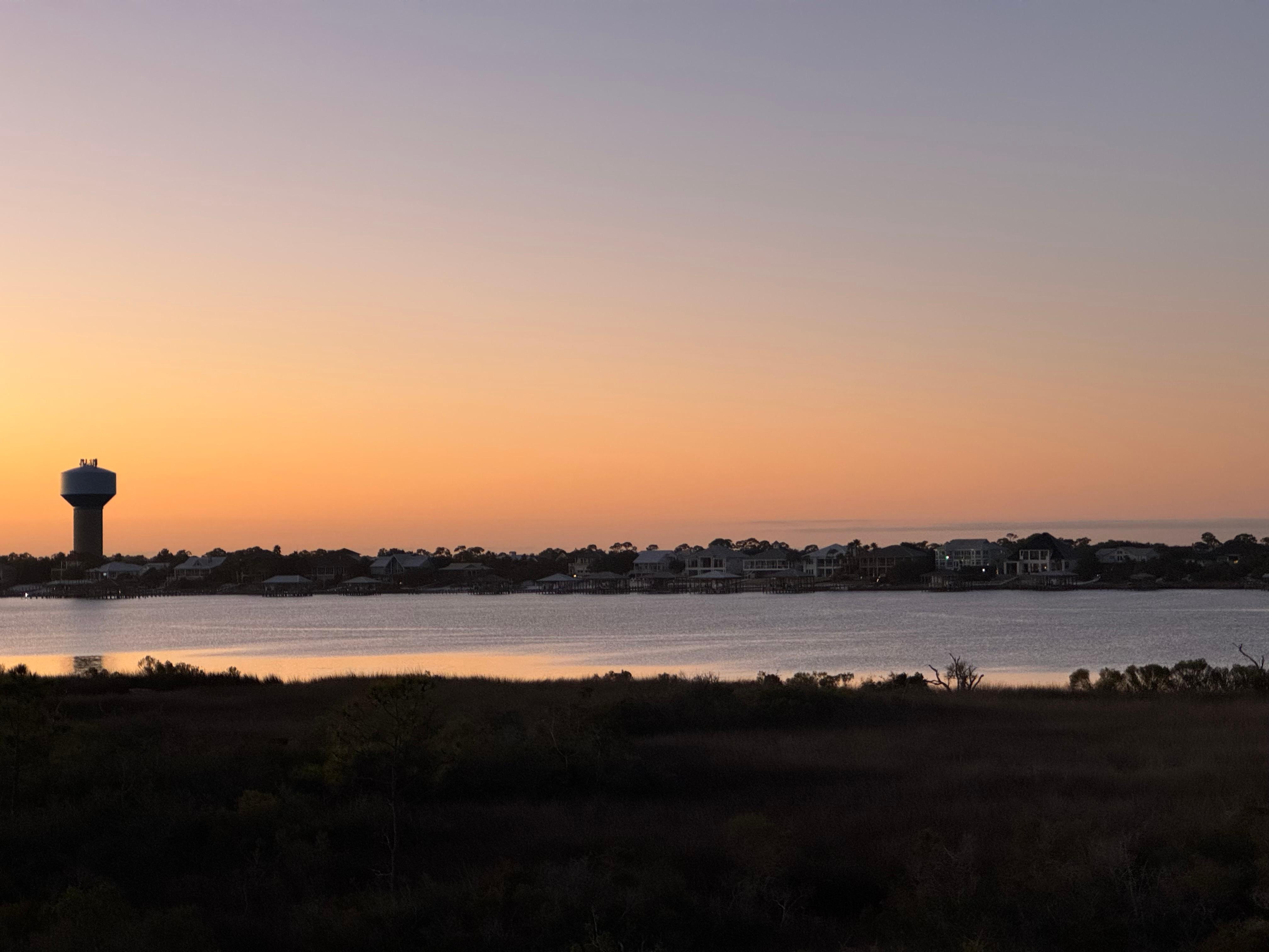 View of intercoastal from lower deck