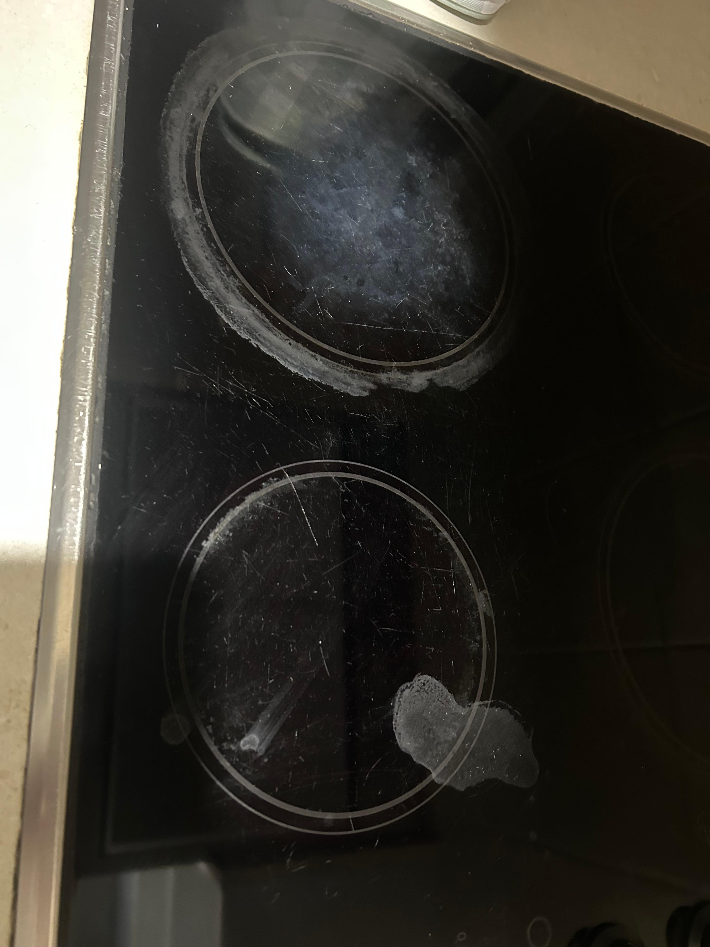 Stove top dirty 