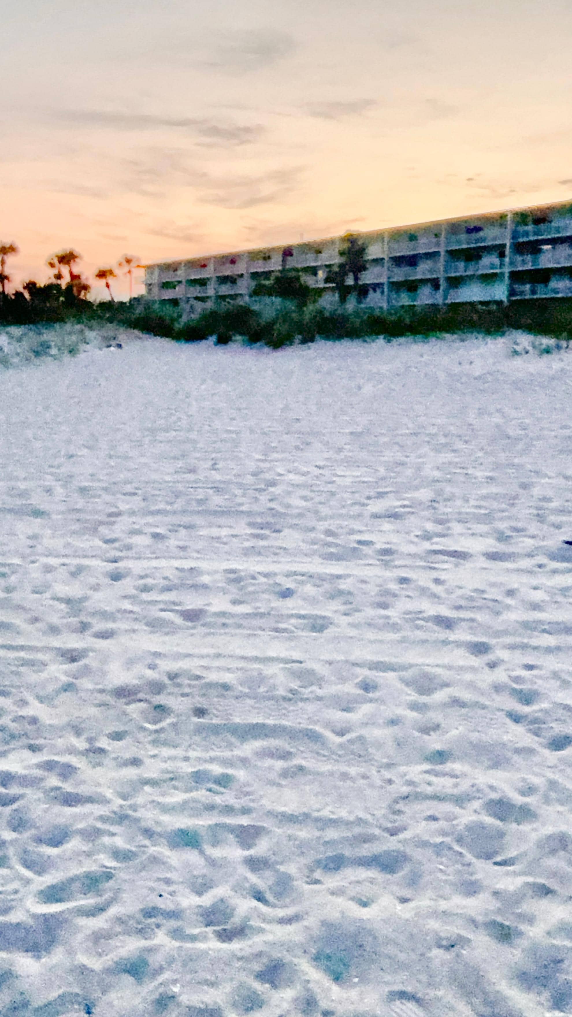 Picture of building taken from beach!