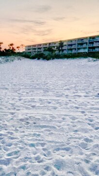 Picture of building taken from beach!