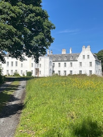 The approach to the hotel