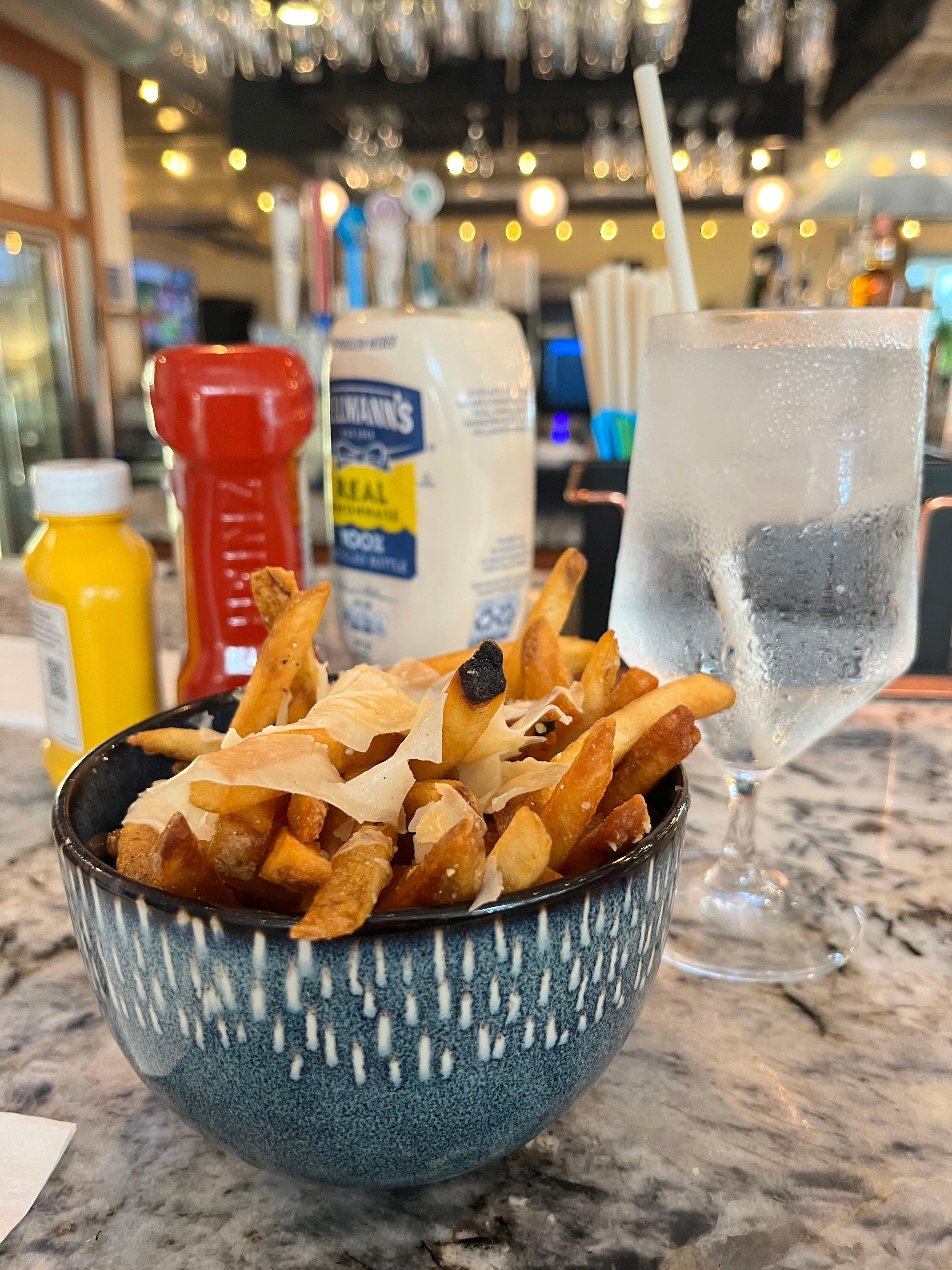 At the restaurant 