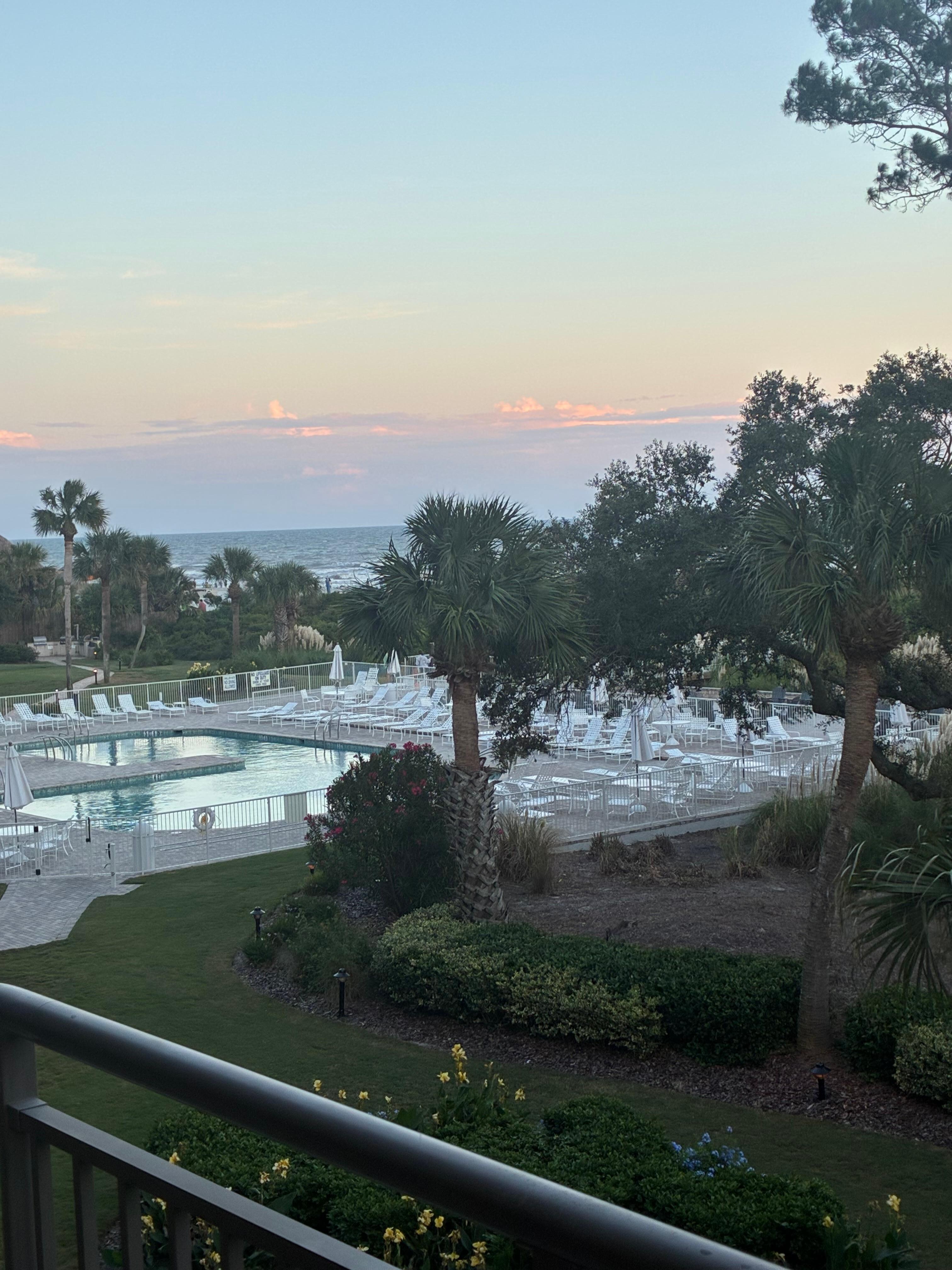 Sunset from our balcony 