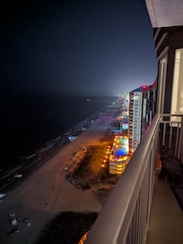 Balcony night view
