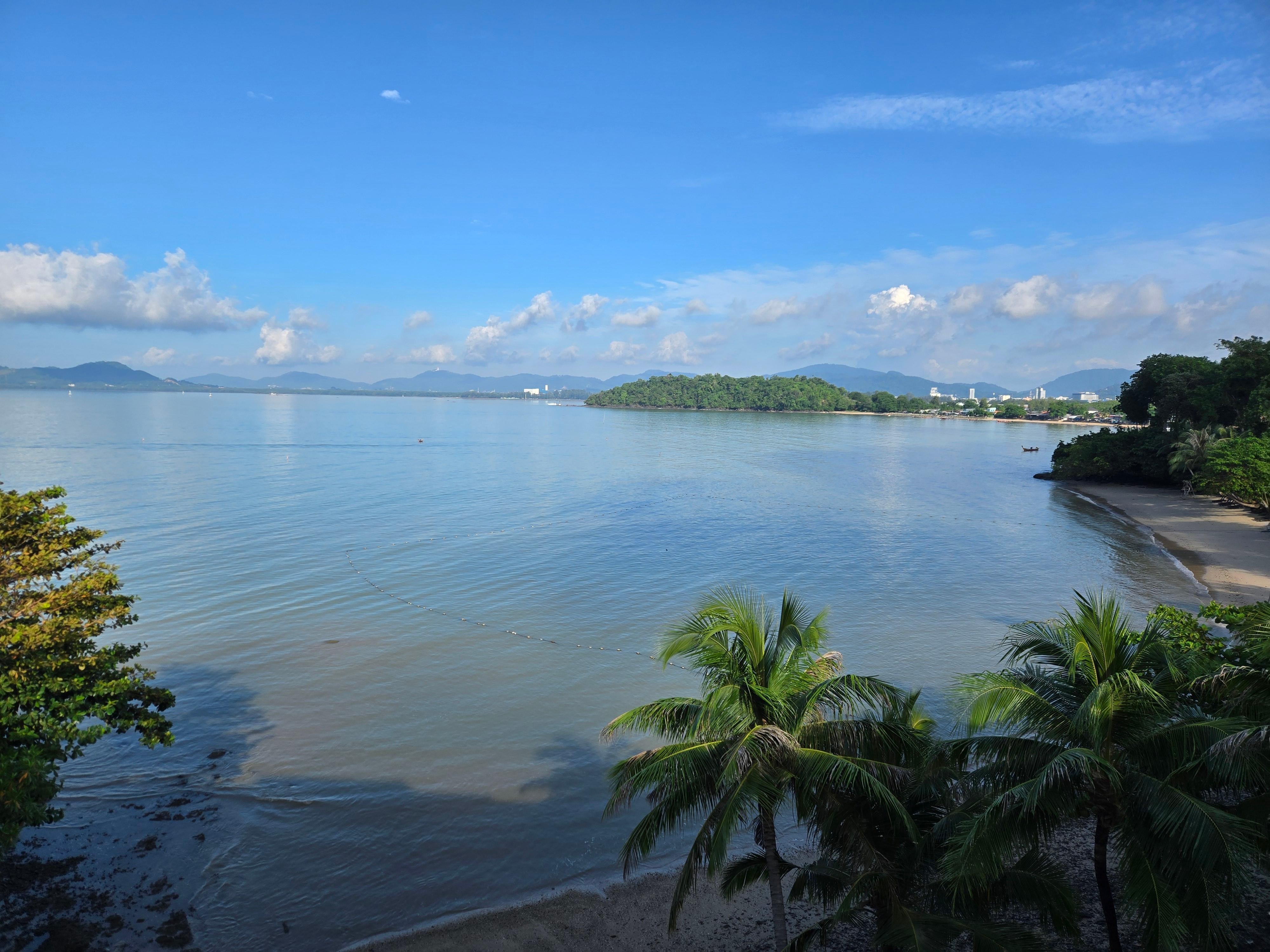 View of Siray Bay as you walk towards the buffet