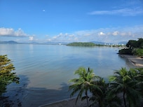 View of Siray Bay as you walk towards the buffet
