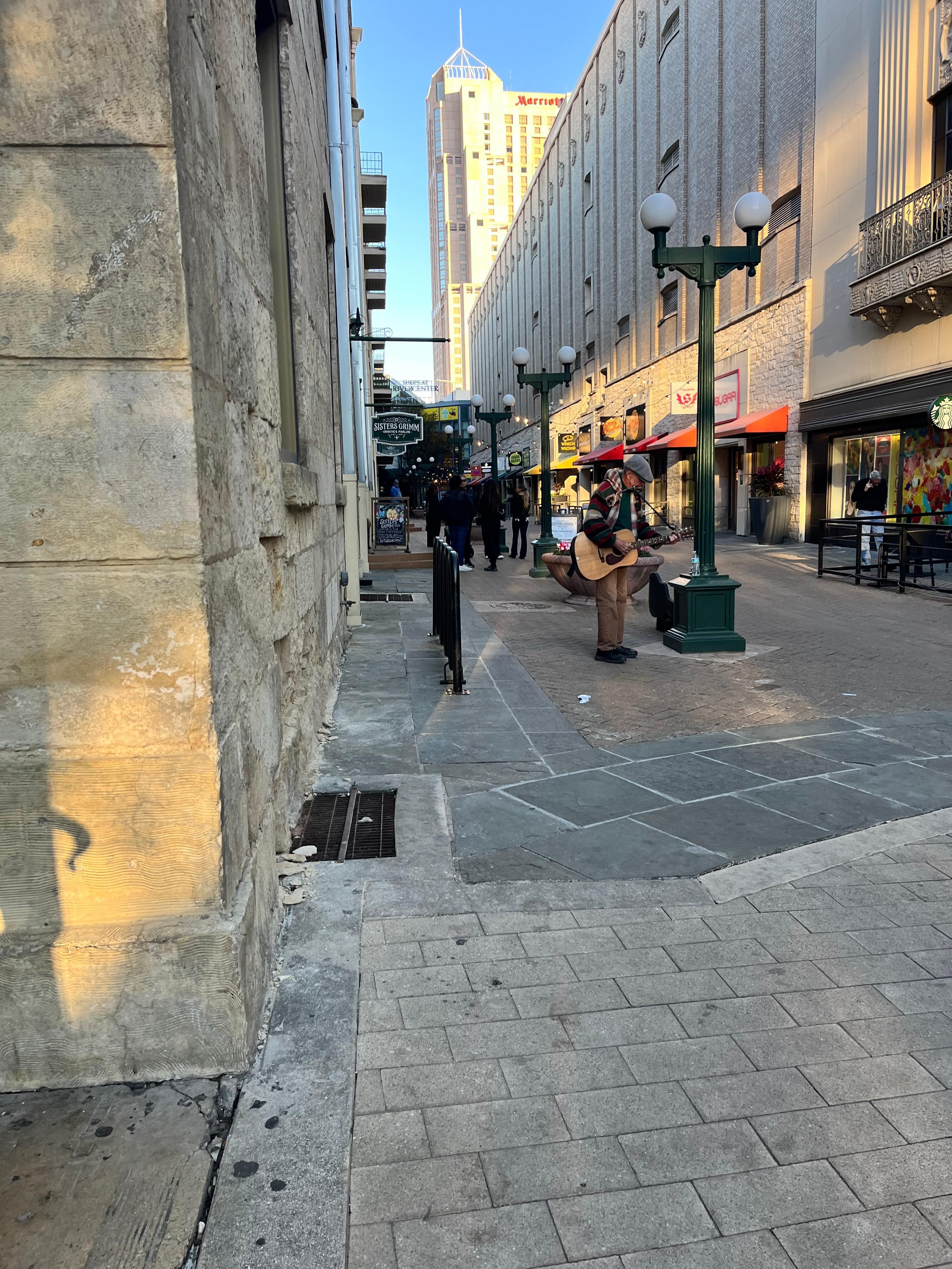 Just around the corner