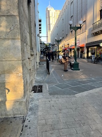 Just around the corner