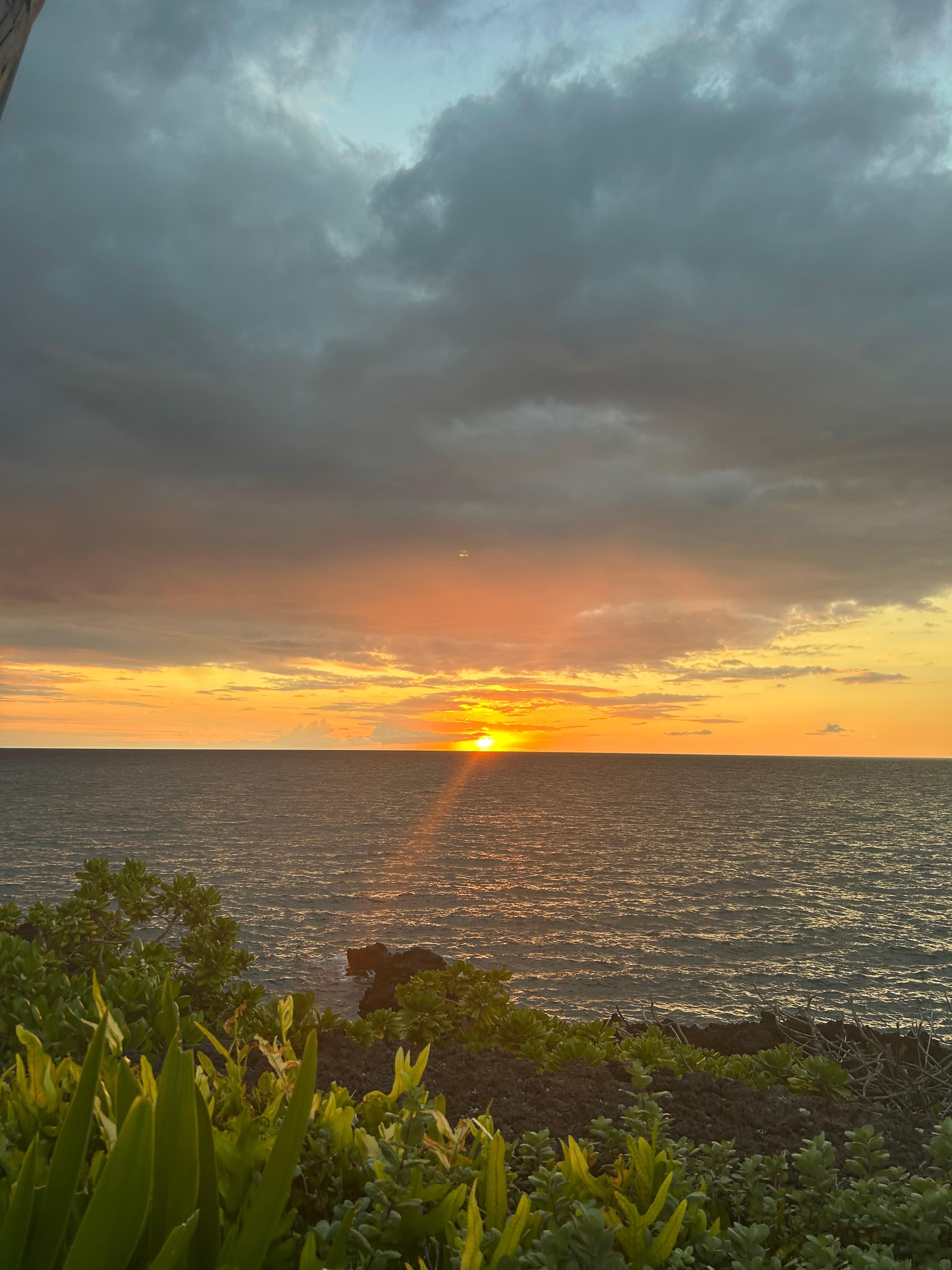 View from the Ocean Club at Sunset