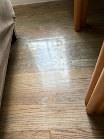 Dirty floors.