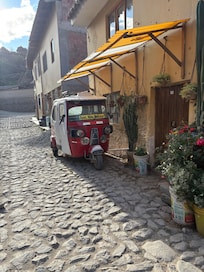 The town