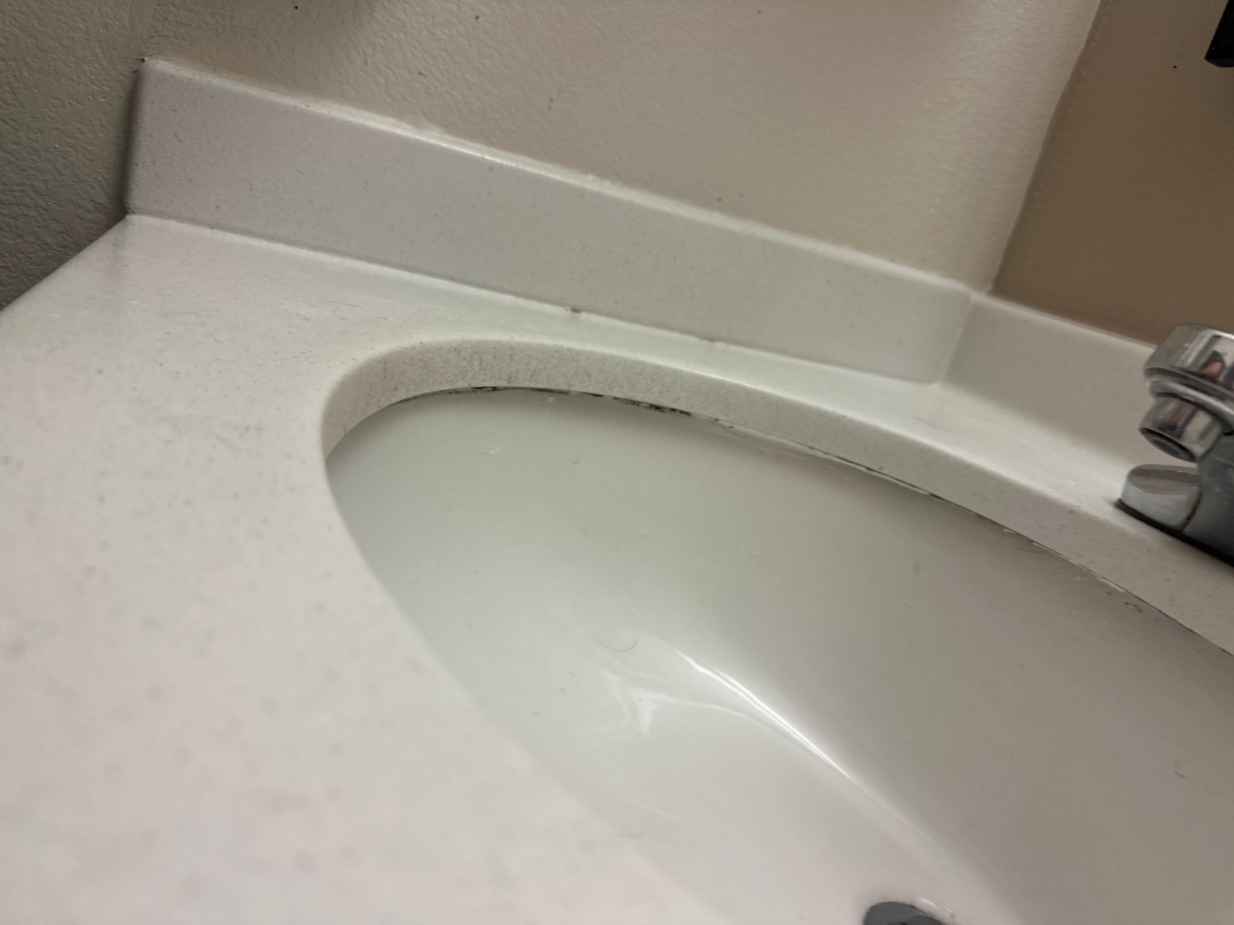 There was mold all over the bathroom. 