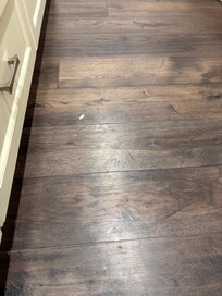 The floors when I arrived