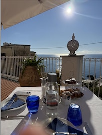 From the breakfast balcony.